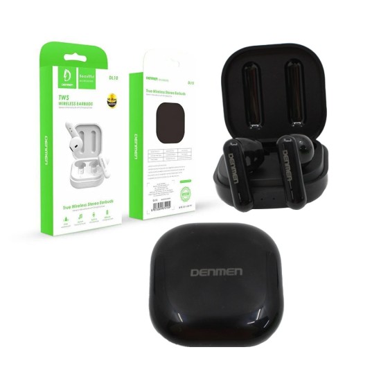 DENMEN DL10 TWS WIRELESS EARBUDS BLACK DENMEN DL10 TWS WIRELESS EARBUDS BLACK